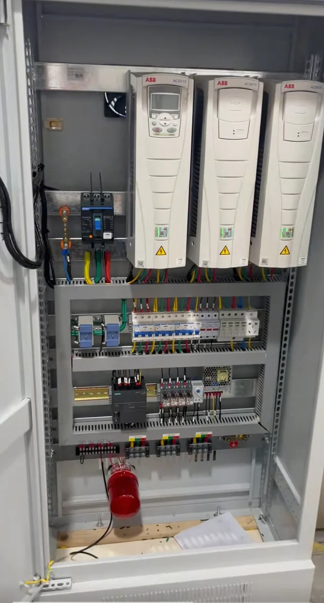 Constant Pressure Water Supply Cabinet internal structure